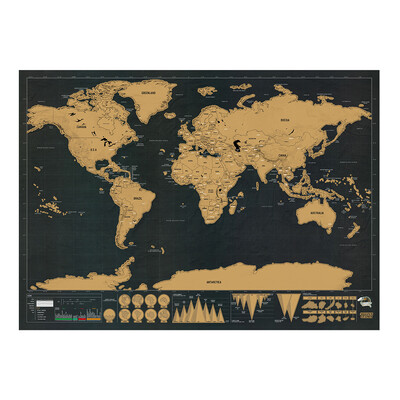 

Black Luxury Edition Scratch World Map 825 x 594cm