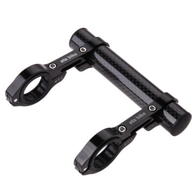 

Bicycle Light Holder Carbon Fiber Bike Handlebar Extender Mount Bracket Sta