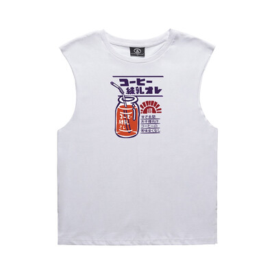 

Toponeto Mens Print Solid Color Sport Slim Fit Vest Sleeveless Top Short Shirt Blouse
