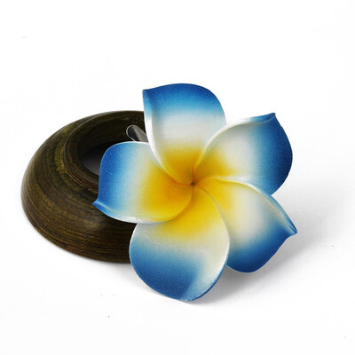 

plumeria Flower Foam Hair Clip Accessory Boutique Alligator Clip Assortment For Bridal Wedding Party Beach Vacation Outfit