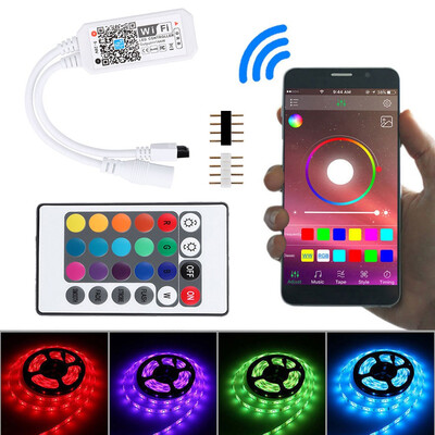 

〖Follure〗Smart WiFi Controller for RGB LED Strip Light Music Controller for IR RF Remote