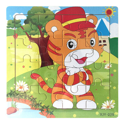 

Gotoamei Wooden Puzzle Educational Developmental Baby Kids Training Toy