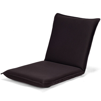 

Adjustable 6-Position Floor Chair Folding Lazy Man Sofa Chair-Coffee