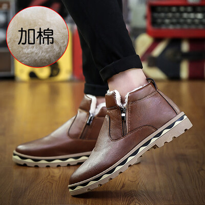 

Snow boots mens casual Martin boots trend mens boots plus cotton mens shoes