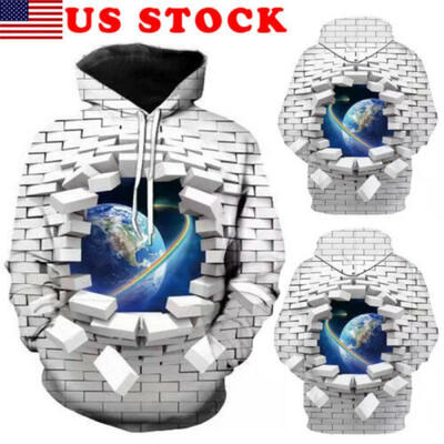 

Men Womens Hoodie 3D Print Sweater Sweatshirt Jacket Coat Pullover Graphic Tops