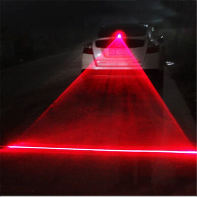 

Car LED Laser Fog Light Vehicle Anti-Collision Taillight Brake Warning Lamp New
