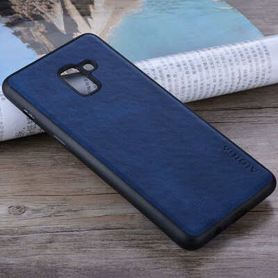 

Case for Samsung Galaxy A8 plus 2018 coque Luxury Vintage leather Skin covers for Samsung Galaxy A8 Plus 2018 phone case funda
