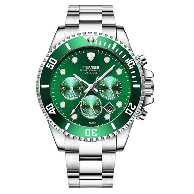 

TEVISE T823 Brand Men Watch Luxury Quartz Watch Sport Stainless Steel Clock Relogio Masculino for Gift