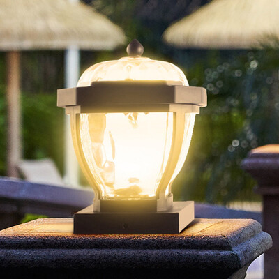 

Gobestart Solar Garden Decorative Light LED Column Light Outdoor Wind Light Lamp