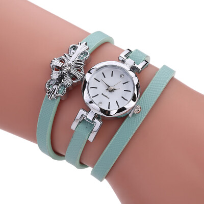 

Cross medal pendant ladies winding bracelet watch simple fashion inlaid diamond British watch female models