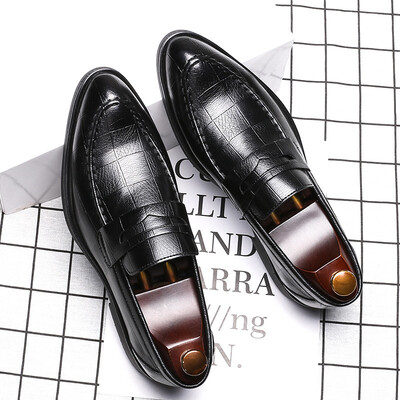 

England a pedal mens shoes Korean version of the trend of Lok Fu shoes breathable wild tide shoes mens sets of feet shoes men 2003-G