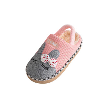 

Baby Infant Girls Boys Winter Home Slippers Cartoon Warm Indoors Floor Shoes