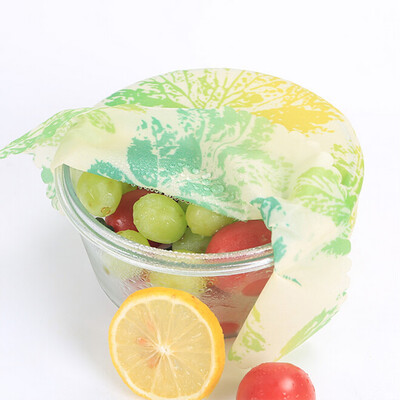 

Toponeto 3pc Beeswax Fresh Cloth Organic Cotton Reusable Food Grade Packaging Cloth