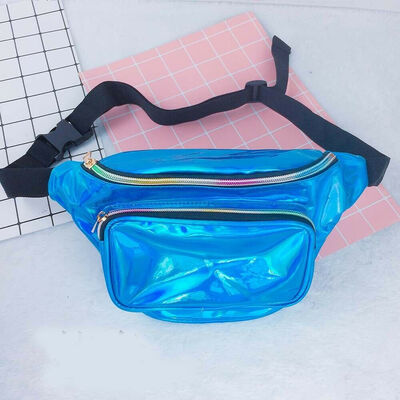 

Women Travel Waist Fanny Pack Money Belt Wallet Glitter Multicolor Bum Bag Pouch