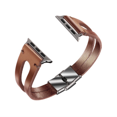 

〖Follure〗Replacement Leather Wristband Band Strap Bracelet For iWatch Series 5 40mm