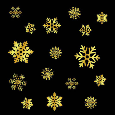 

Tailored 2019 Merry Christmas Gold Household Wall Sticker Mural Decor Decal Removable