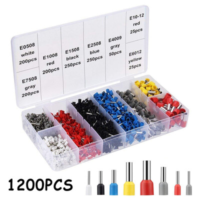 

〖Follure〗Electricians Ratchet Crimping Tool &1200 Wire Stripper Kit Crimper Terminal Set