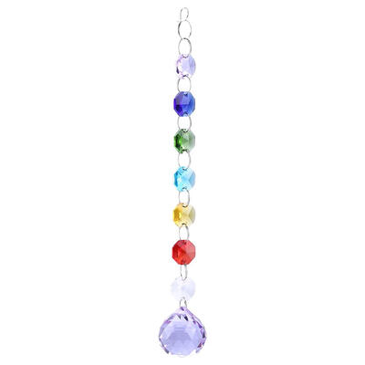 

Handmade Hanging Pendant Rainbow Crystal Prisms Ball Chandelier Lamp Xmas Window Decor Rainbow Suncatcher Hanging Rainbow Catcher