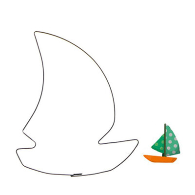 

Sailing Boat Cookie Cutter Stainless Steel Biscuit Pastry Mold Cake Baking Tool