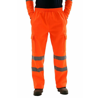 

Gobestart Men Road Work High Visibility Overalls Casual Pocket Work Casual Trouser Pants