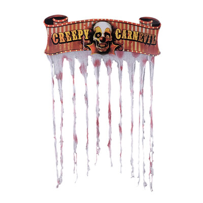 

Halloween Bloody Doorway Curtain Decorative Creepy Cloth Haunted House Horror Decoration Halloween Theme Party Supplies