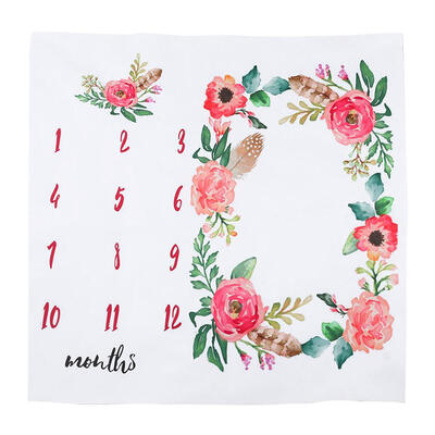 

Baby Blanket Photography Props Swaddle Wrap Fashion Flower Bathing Towels