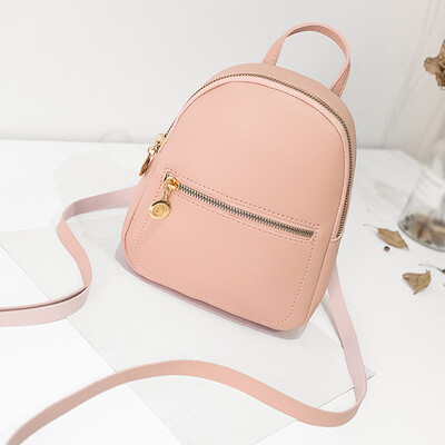 

Fashion Women Shoulders Small Backpack Letter Purse Mobile Phone Messenger Bag