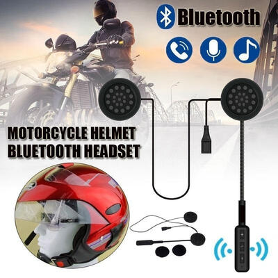

Helmet Intercom Motorcycle Headset Wireless Bluetooth Speaker Music For MP3 MP4