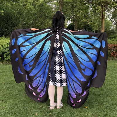 

Halloween Butterfly Wings Type Cloak Children Cloak Party Decoration Cute Butterfly Cloak Festive Party Supplies
