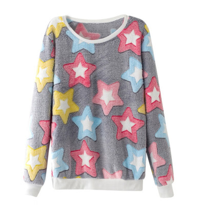 

Autumn Winter Harajuku Long Sleeve Casual Sweatshirt Women Cute Print Hoodie