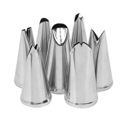 

7pcsset Stainless Steel Icing Piping Cream Pastry Nozzle Tips Cake Decor