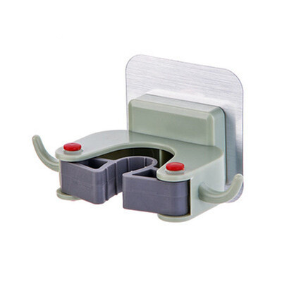 

Gobestart Wall Mounted Mop Organizer Holder Brush Broom Hanger Storage Rack Kitchen Hook