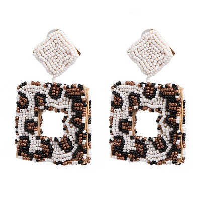 

2019 New Heart Beads Gold Metal Love Drop Earrings Hollow Geometric Earrings Women Gifts Jewelry Brincos Pendientes