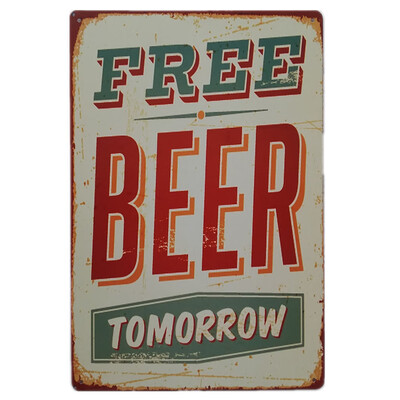 

Toponeto Vintage Metal Tin Sign Poster Plaque Bar Pub Club Cafe Home Plate Wall Decor A
