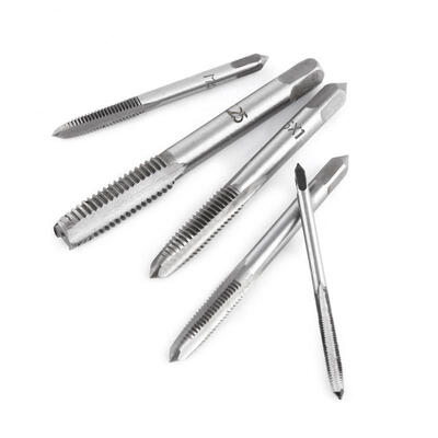 

Greensen 5pcs Screw Thread Taps Straight Flute Tapping Tool Set M3 M4 M5 M6 M8