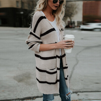 

Toponeto Fashion Womens Autumn Winter Knitted Long Sleeve Sweater Coat Cardigan Jacket