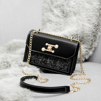 

Ms ins slanting autumn bag fashionable simple one-shoulder chain students in autumn&winter