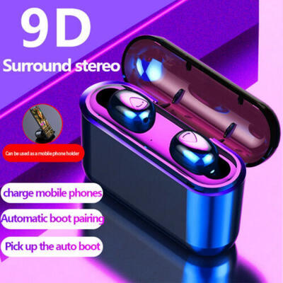 

Mini Wireless Bluetooth 50 Earbuds Headset Earphone Headphones Noise Cancelling