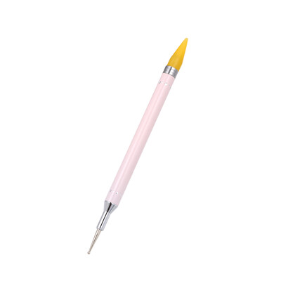 

Nail Art Wax Dotting Pen Dual-ended Pencils Rhinestone Picker Nail Tools Steel Rhinestone Handle Nail Art Dotting