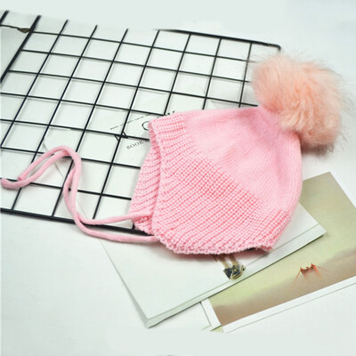 

Childrens Big ball Earmuffs Knitted Hat Winter Warm Trendy Soft Cute Beautiful Unique - for boys&girls
