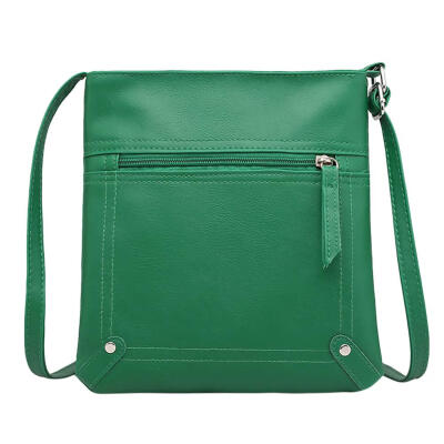 

Solid Color Shoulder Messenger Handbags Women Leather Casual Crossbody Bags