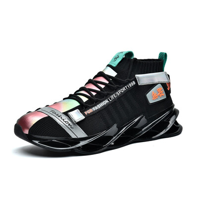 

Mens shoes sneakers fashion reflective shoes non-slip wear-resistant fitness running shoes