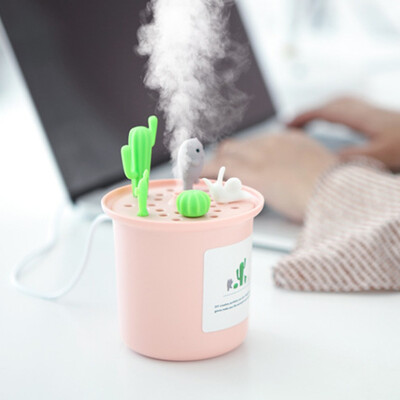 

〖Follure〗MIABOO 200ml 4 hours Working Ultrasonic DIY Air Humidifier Home Decoration