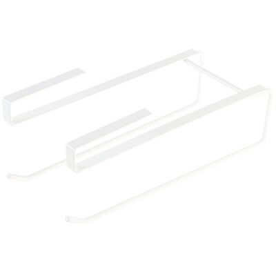 

Iron Roll Paper Towel Hanging Holder Rack Wall Mounted Under Shelf Cabinet Door