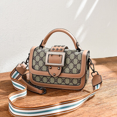 

Baggage girls new net red with collision colour handbag