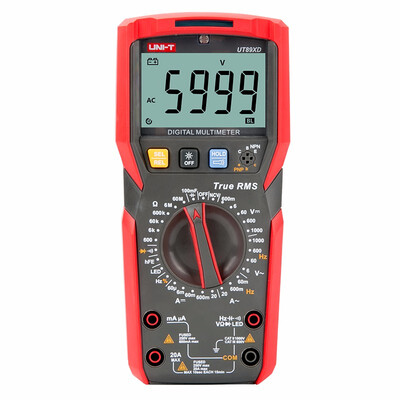 

UNI-T UT89X UT89XD digital multimeter 6000 digits Ture RMS Professional NCV detection