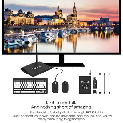 

MX9 Pro Android 81 TV Box RK3328 Quad Core 64Bit 2G 16G H265 UHD 4K VP9 HDR 3D Mini PC WiFi Bluetooth 40
