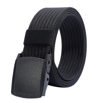 

New Unisex belt high quality Nylon Plastic Automatic buckle Men belt casual trend Men&Women sport cowboy pants belt