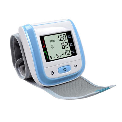 

Wrist Blood Pressure Monitor Portable Tensiometros Digital LCD Wrist Cuff Blood Pressure Meter Esfingomanometro Pulse
