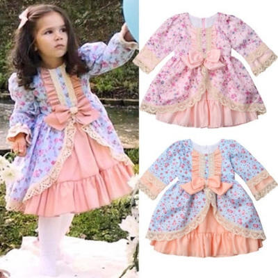 

Princess Toddler Kid Baby Girl Lace Dress Party Wedding Bridesmaid Xmas Dress
